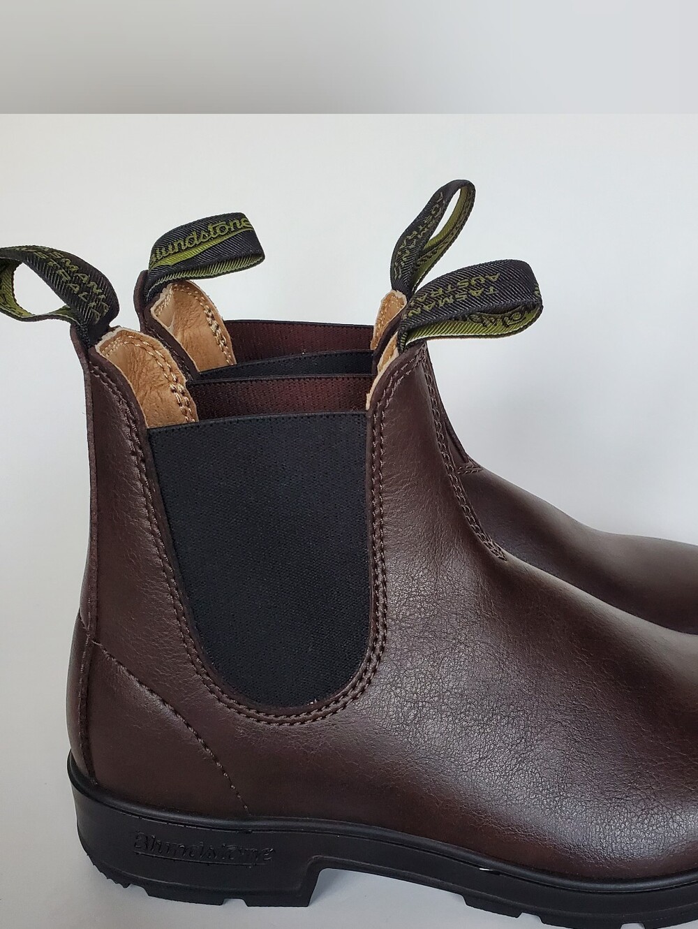 Blundstone Women’s 8.5 Mens 6.5 Unisex Chelsea Boots Brown Leather AU 5.5 - Picture 3 of 8
